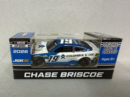 Chase Briscoe #19 2026 Columbia Bank Nascar 1/64 Diecast