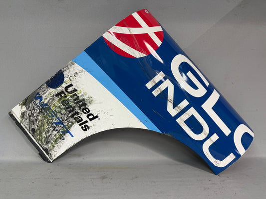Austin Hill #21 2025 Martinsville Global Industrial Nascar Partial Quarter Panel