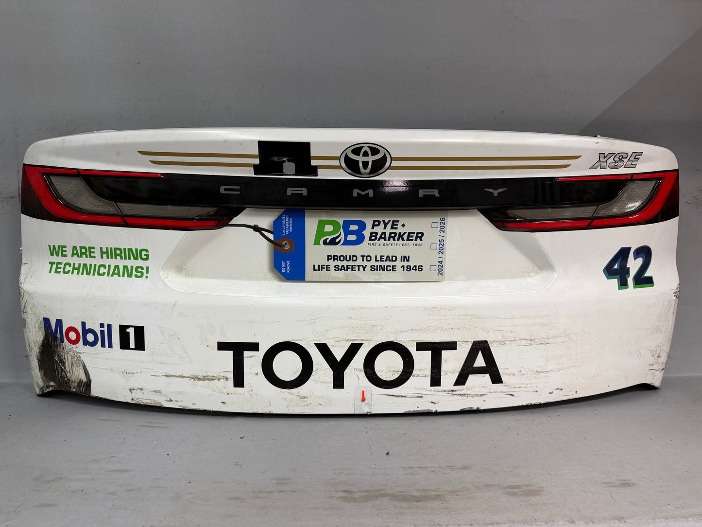 John Hunter Nemechek #42 2026 Sonoma Pye Barker Nascar Rear Bumper
