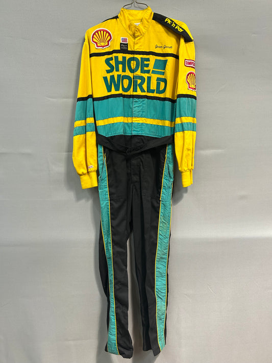 Jason Jarrett Shoe World Nascar Driver Firesuit