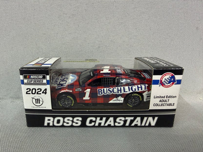 Ross Chastain #1 2024 Busch Light Flannel Nascar 1/64 Diecast