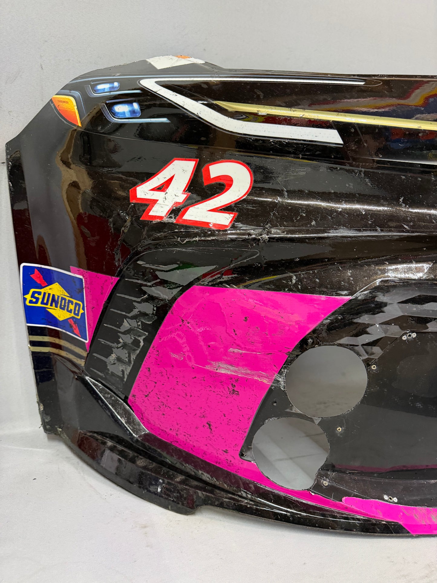 John Hunter Nemechek #42 2025 Charlotte Roval Family Dollar Nascar Front Nose