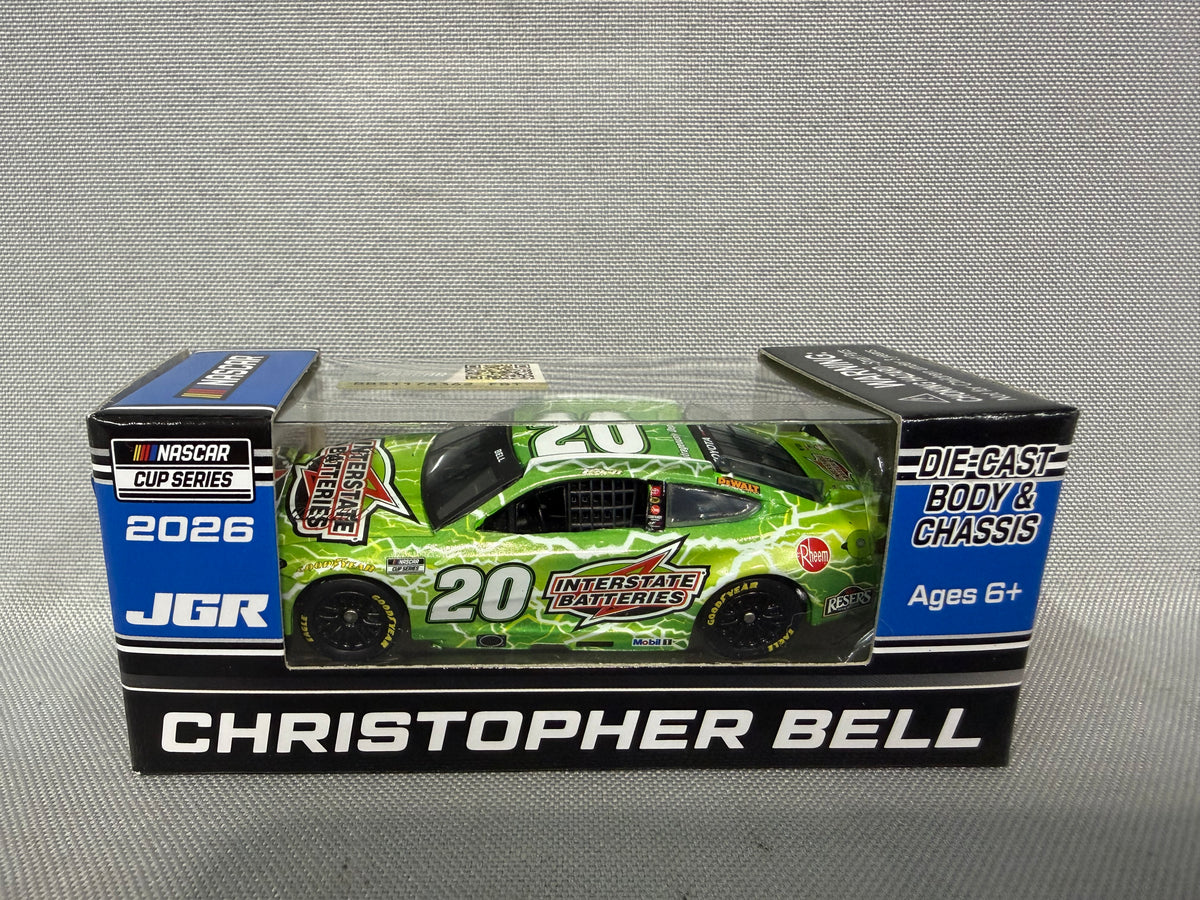 Christopher Bell #20 2026 Interstate Batteries Nascar 1/64 Diecast