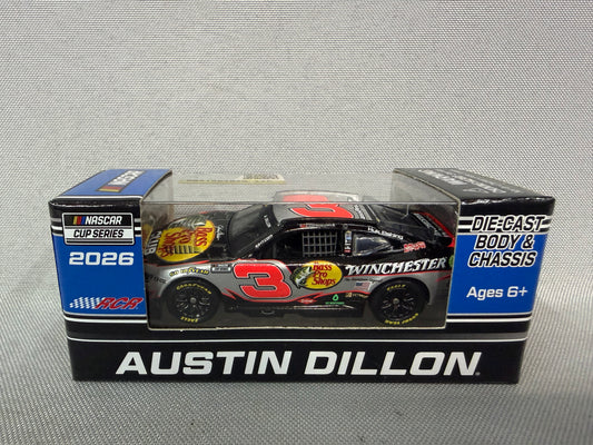 Austin Dillon #3 2026 Bass Pro Shops Winchester Nascar 1/64 Diecast