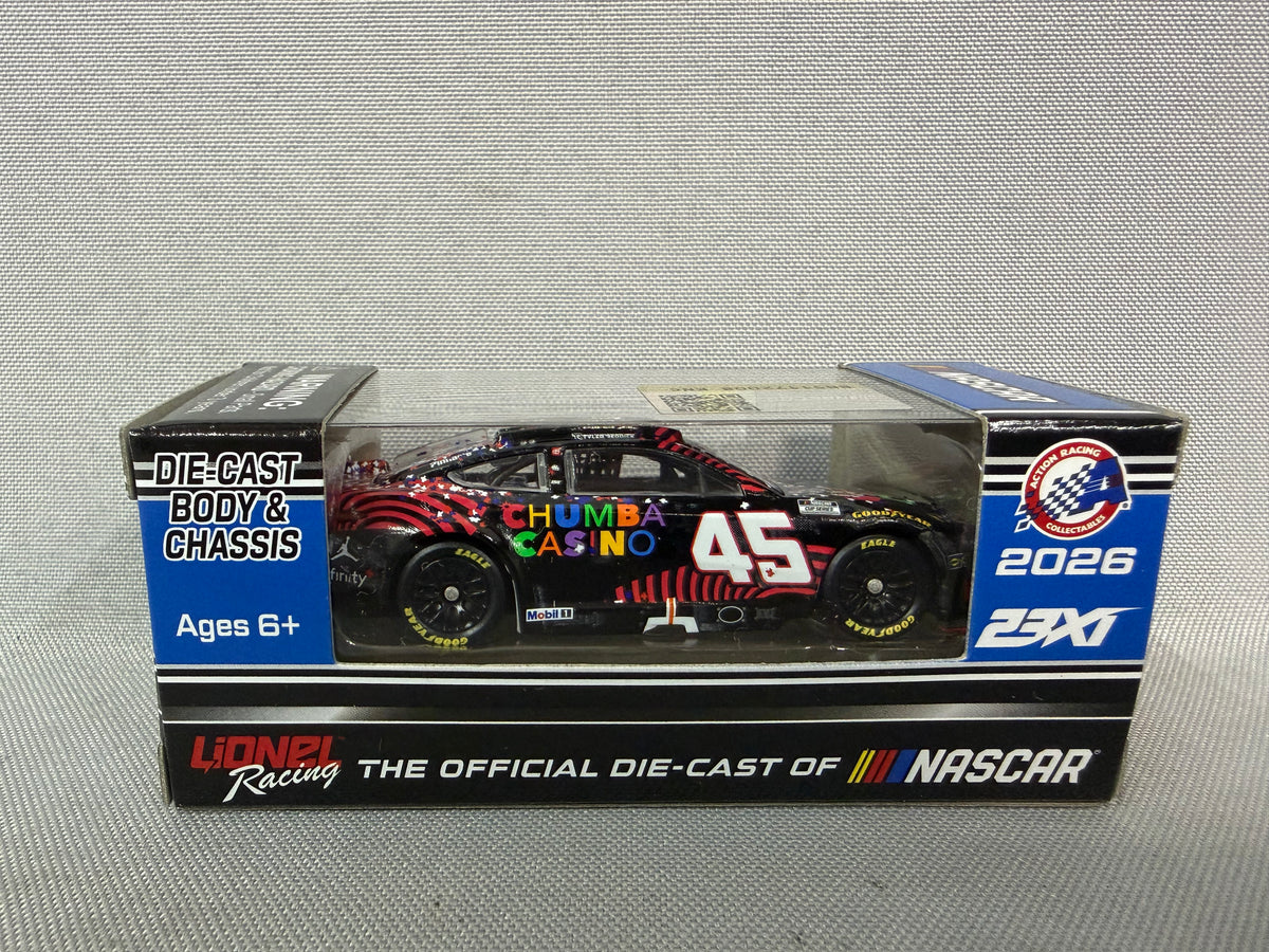 Tyler Reddick #45 2026 COTA Win Chumba Casino Nascar 1/64 Diecast