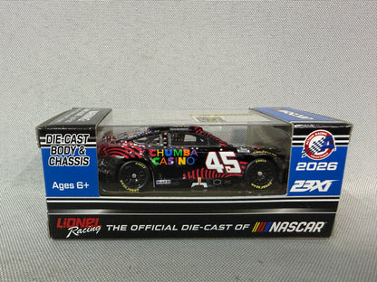 Tyler Reddick #45 2026 COTA Win Chumba Casino Nascar 1/64 Diecast