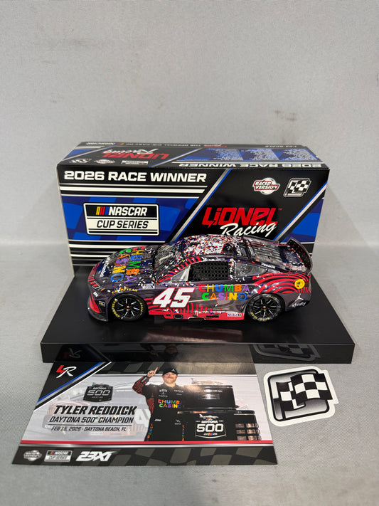 Tyler Reddick #45 2026 Daytona Win Chumba Casino Color Chrome Nascar Diecast