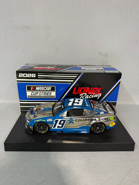 Chase Briscoe #19 2026 Columbia Bank Color Chrome Nascar Diecast