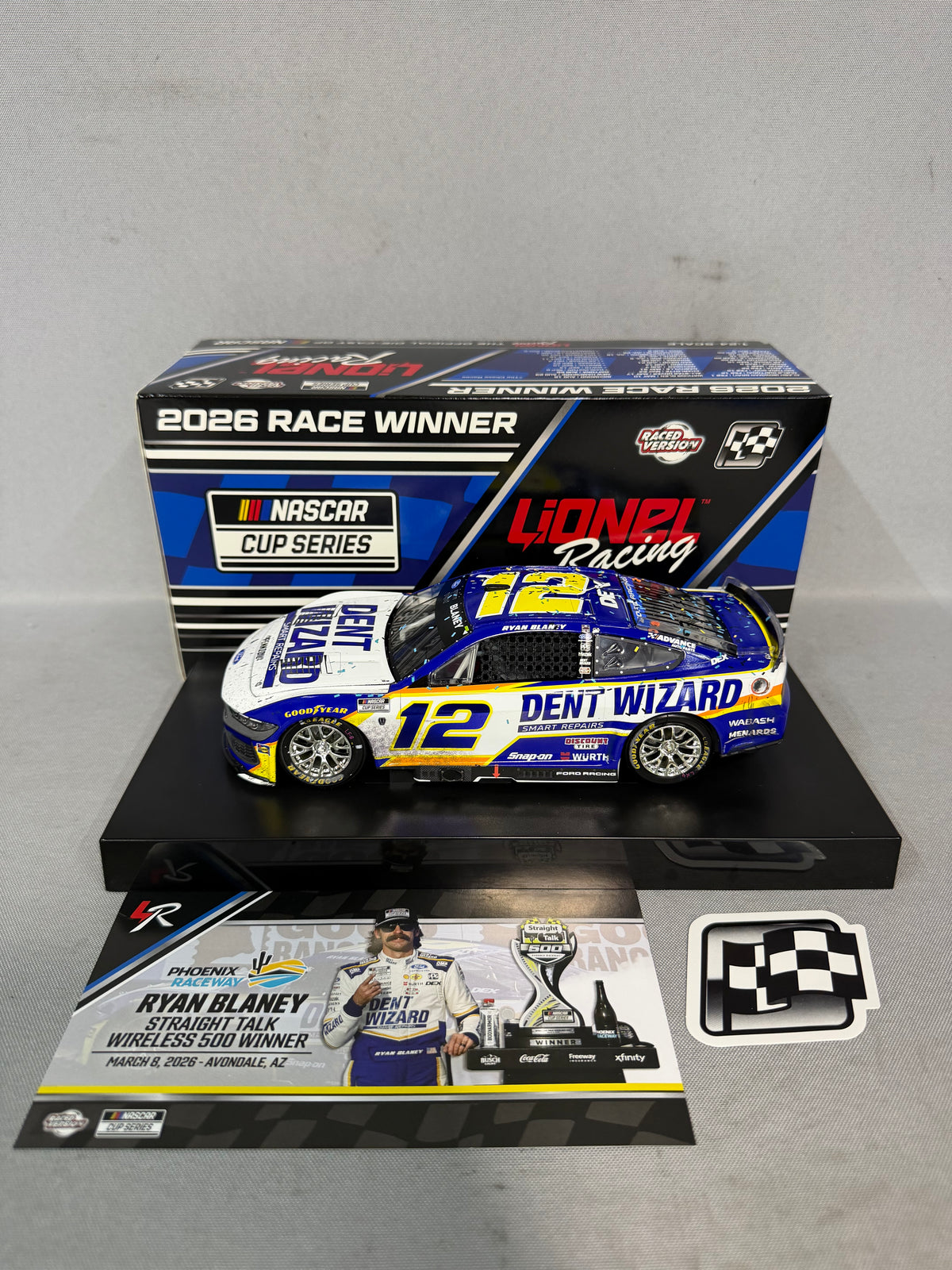 Ryan Blaney #12 2026 Phoenix Win Dent Wizard Nascar Diecast
