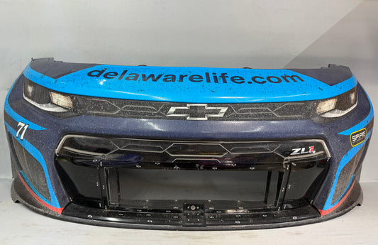 Michael McDowell #71 2026 Kansas 2 Delaware Life Nascar Front Nose