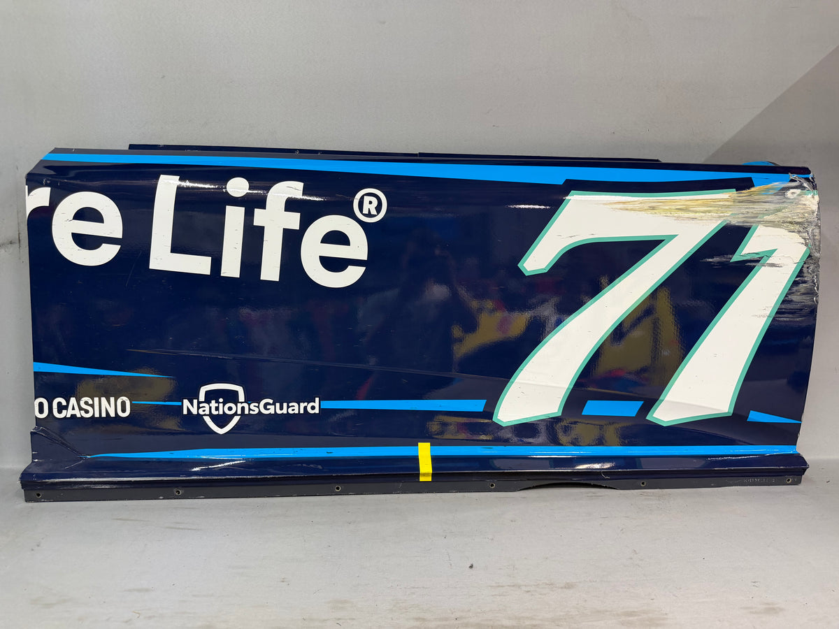 Michael McDowell #71 2026 Charlotte 2 Delaware Life Nascar Door Panel