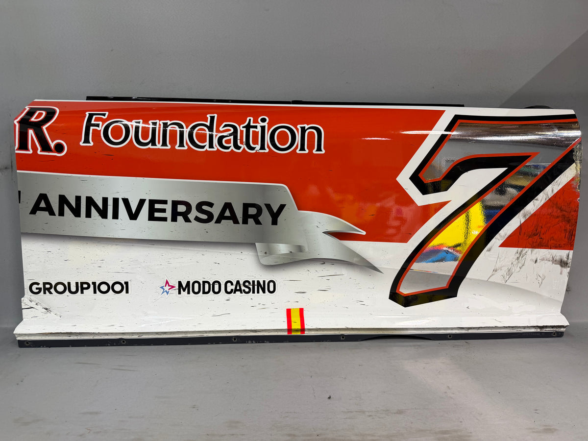 Daniel Suarez #7 2026 Charlotte 2 Cal Ripken Jr Foundation Nascar Door Panel