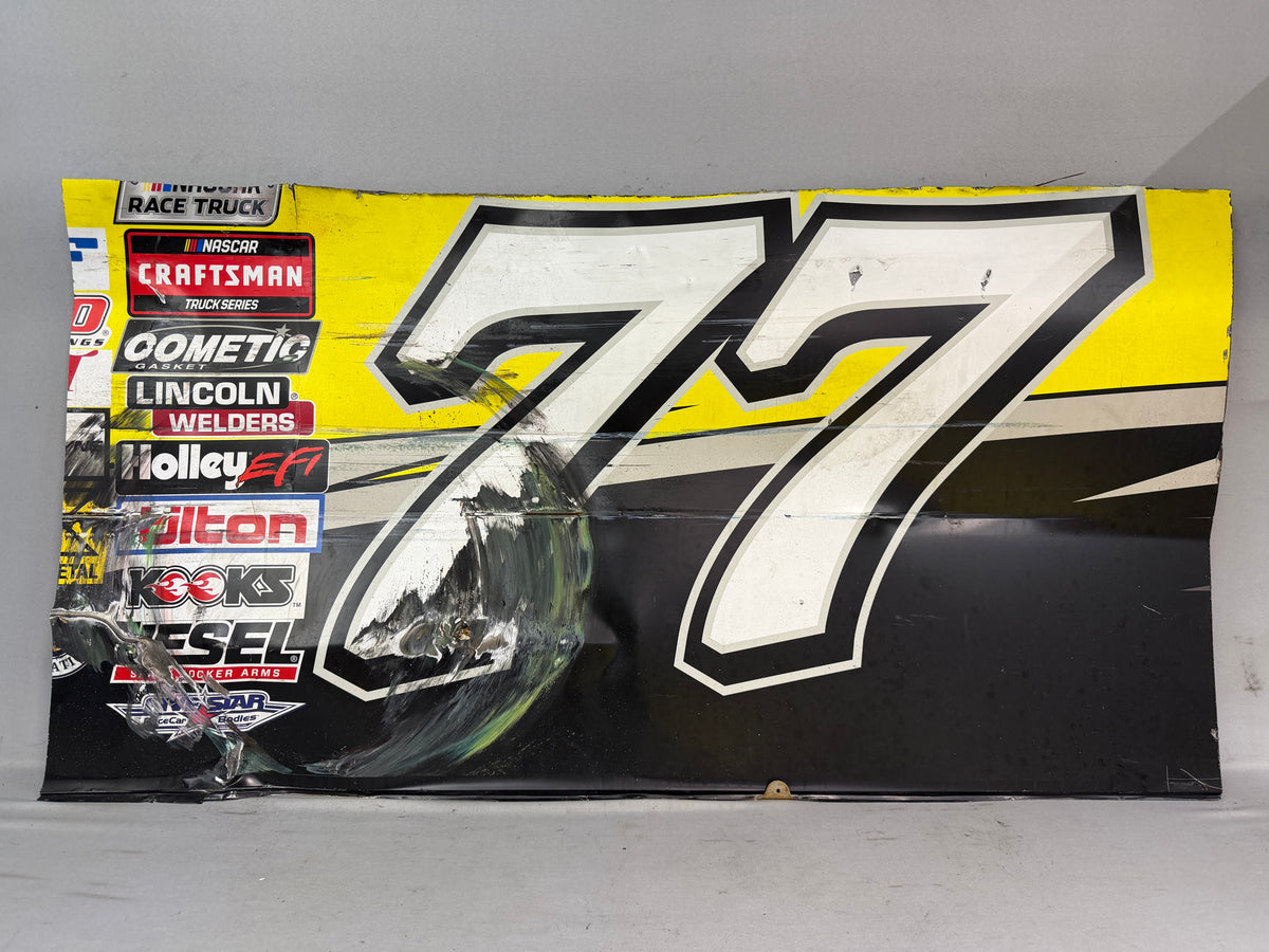 Rajah Caruth #77 2026 Charlotte 2 First Line Chevrolet KBM Throwback Nascar Door Panel