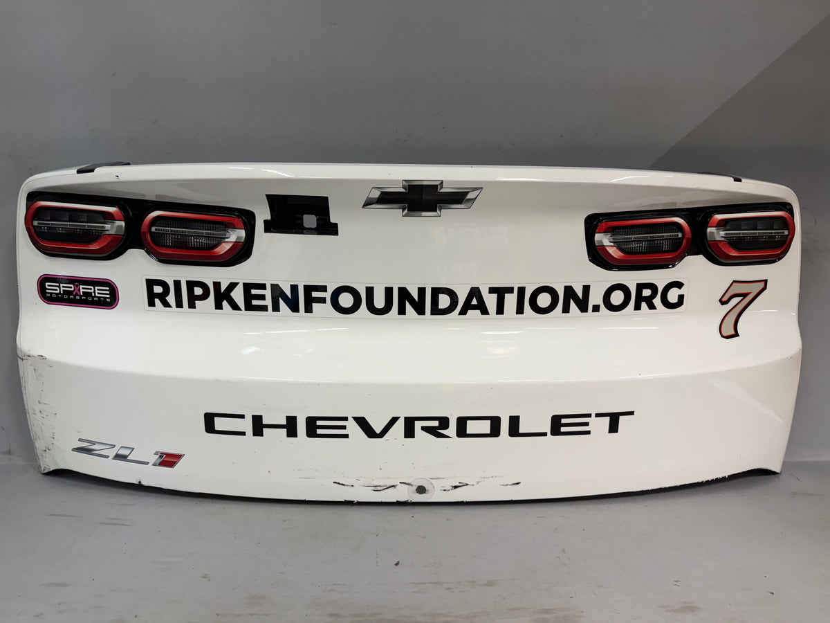 Daniel Suarez #7 2026 Charlotte 2 Cal Ripken Foundation Nascar Rear Bumper
