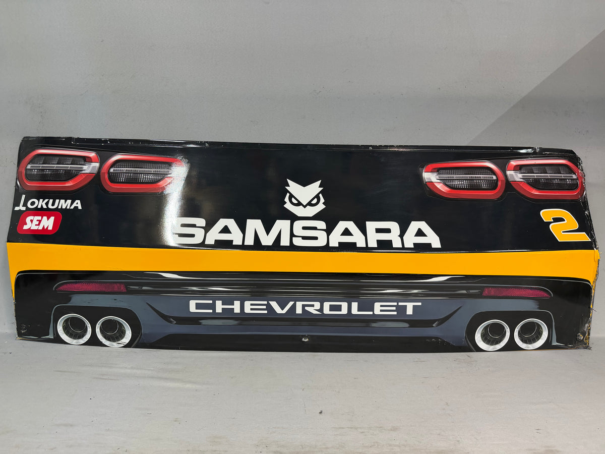 Jesse Love #2 2026 Bristol 2 Samsara Nascar Rear Bumper