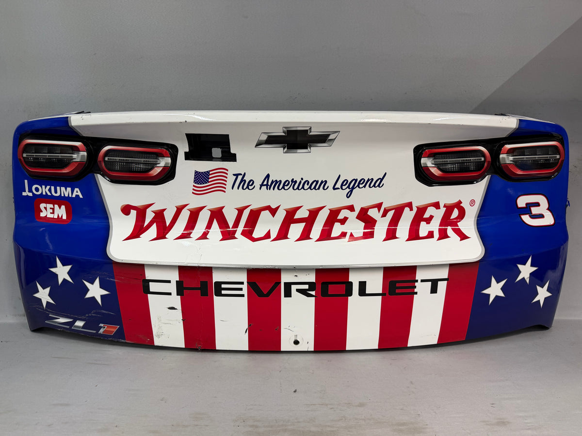 Austin Dillon #3 2026 Bristol 2 Bass Pro Shops Winchester Nascar Rear Bumper