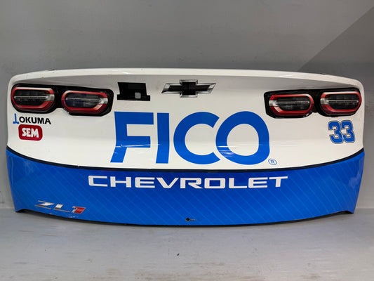 Austin Hill #33 2026 Indianapolis FICO Nascar Rear Bumper