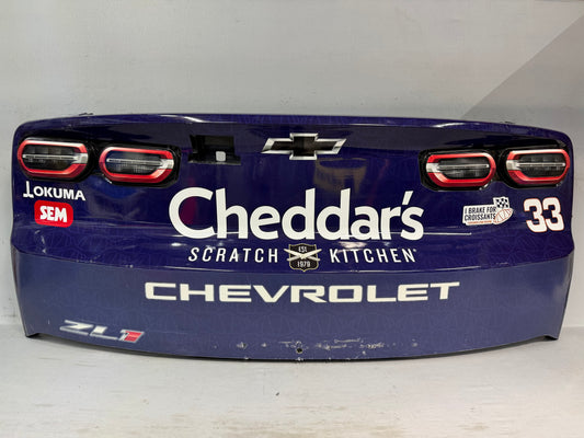 Austin Hill #33 2026 Daytona 2 Cheddars Nascar Rear Bumper