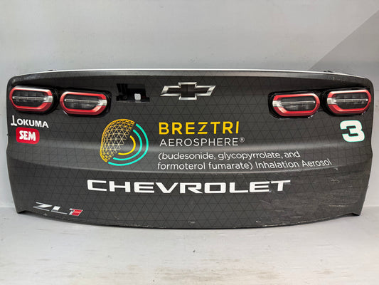Austin Dillon #3 2026 Nashville Breztri Nascar Rear Bumper