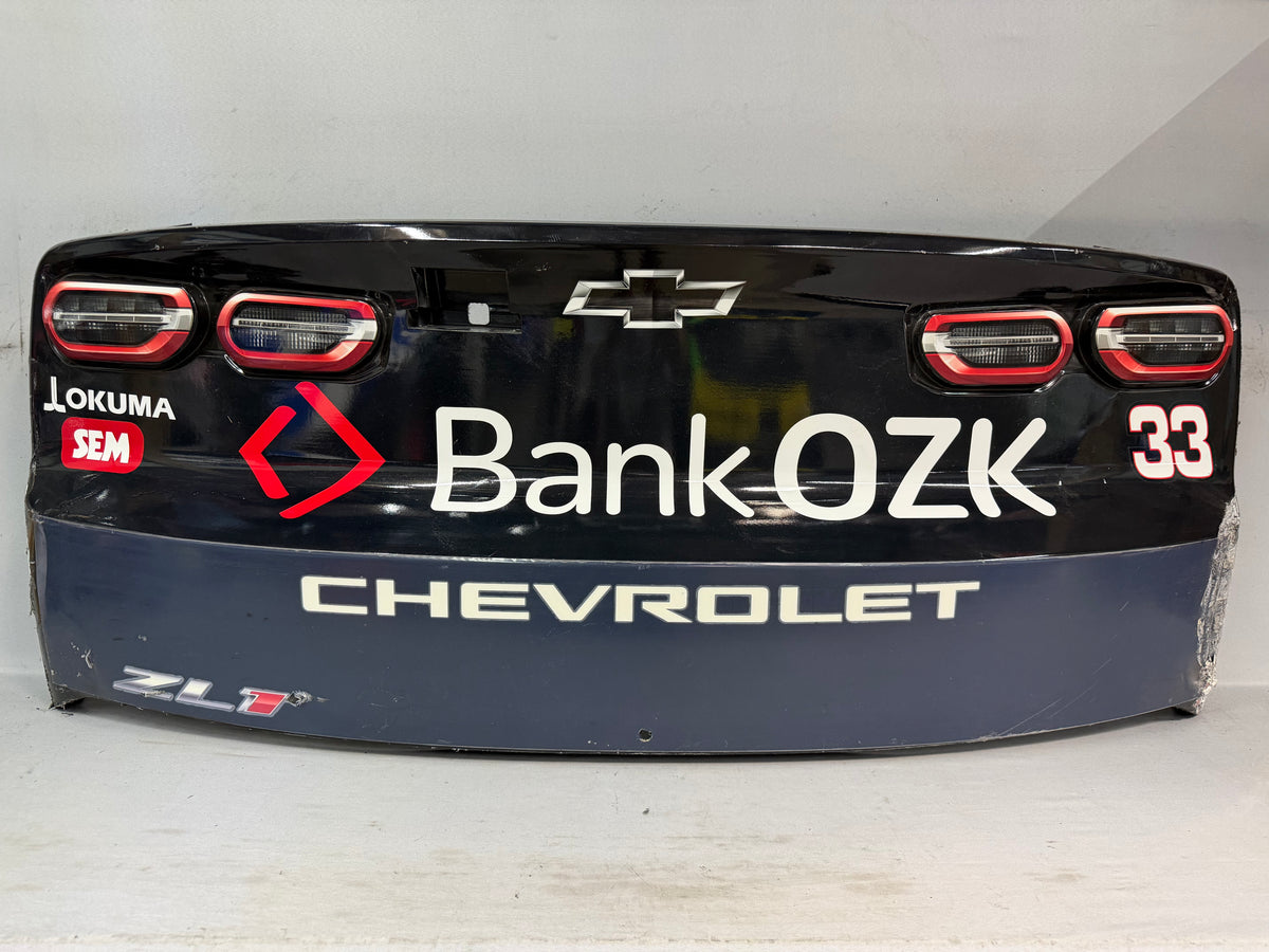 Austin Hill #33 2026 Atlanta 2 Bank OZK Nascar Rear Bumper