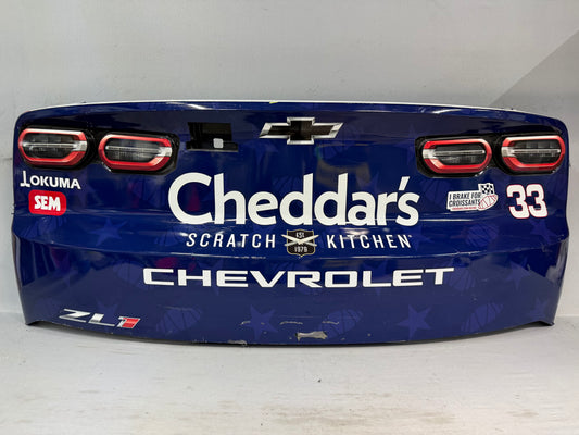 Austin Hill #33 2026 San Diego Cheddars Nascar Rear Bumper